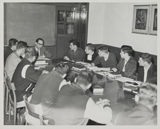 A seminar class in session, 1960