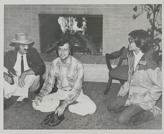 Saint Mary&#39;s Brothers in costume at a Halloween celebration, October 31, 1979