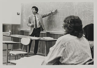 William Lee teaching economics, 1990