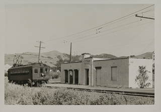 Saint Mary&#39;s College train station, 1940