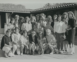 Saint Mary&#39;s College women&#39;s soccer team National Association of Intercollegiate Athletics (NAIA) Championship Team Photo, 1986