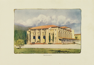 Sketch of proposed auditorium for the Moraga Campus, March 21, 1925