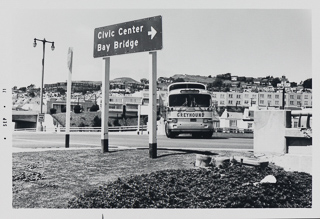 Near the site of the San Francisco campus, the overpass of I-280, 1971