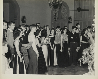 Sugar Bowl reception Christmas party, 1945