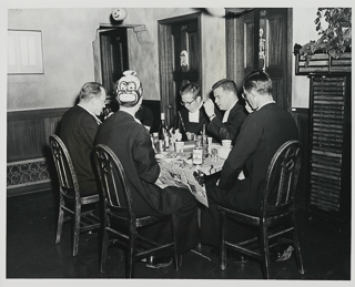 Saint Mary&#39;s Brothers celebrating Halloween, 1959