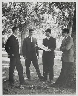 Senior award winners standing together, June 9, 1962