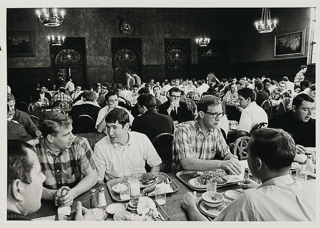 Students eating in Oliver Hall, 1960