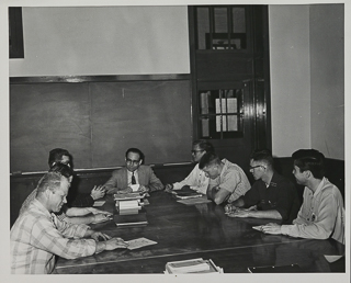 A seminar class in session, 1950