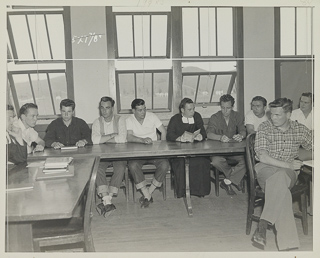 A seminar class in session, 1950