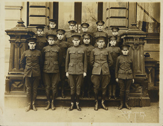 Student army officers in training, 1918