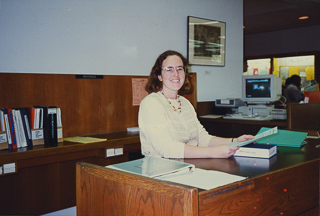 Susan Garbarino, reference and instruction librarian, 1998