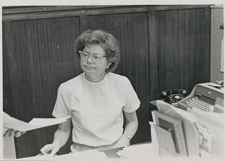 Virginia Wooten, Secretary of Academic Affairs, undated