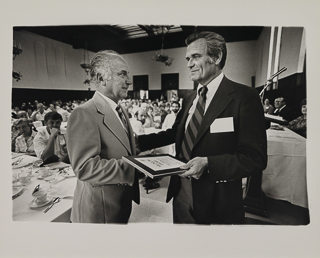 Presenting the Signum Fidei Award, undated