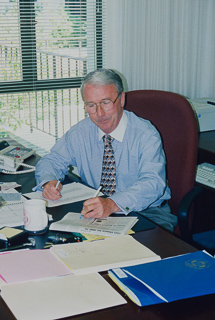 Vice President for Student Affairs William McLeod, 1990