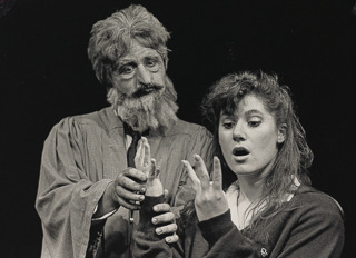 A scene from the production of &quot;The Lesson&quot; by Antonin Ionescu, November 1987