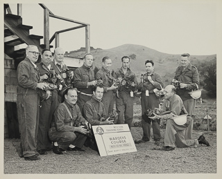 A group of men from the Federal Civil Defense Administration Western Training School wardens course, November 1952