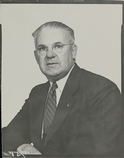 Portrait of William Fallon, head athletic trainer, 1940s