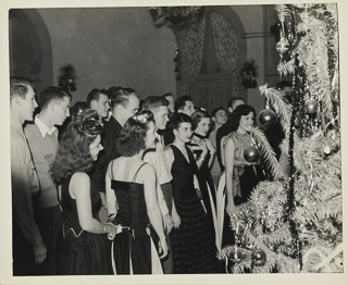 Sugar Bowl reception Christmas party, 1945