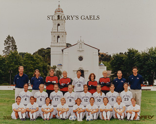 Saint Mary&#39;s College women&#39;s soccer team photo, 2005